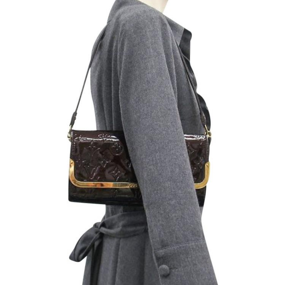 Louis Vuitton Vernis Monogram Rossmore Leather Shoulder Bag